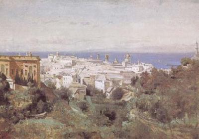 camille corot View of Genoa (mk09) oil painting picture